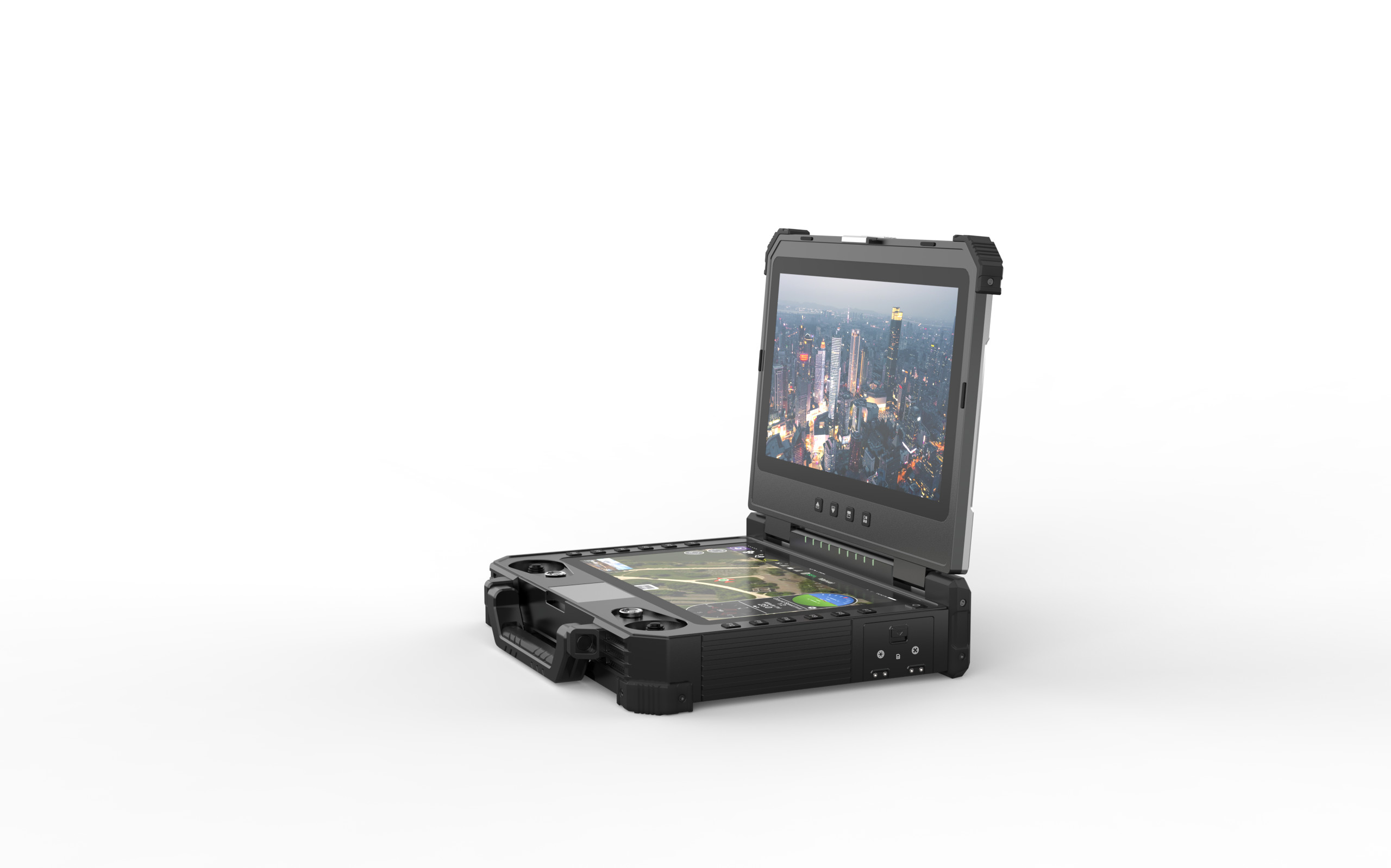 T40 UGV UAV Ground Control Station Aluminum Shell With 27 Physical Channels
