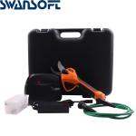 SWANSOFT Garden Metal Electric Pruner Scissors 4Ah Battery Cutting Pruning Shear