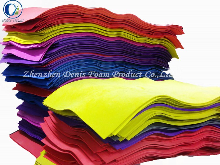 Factory price colorful eva foam sheet 2mm shock proof eva foam soft foam roll 2mm
