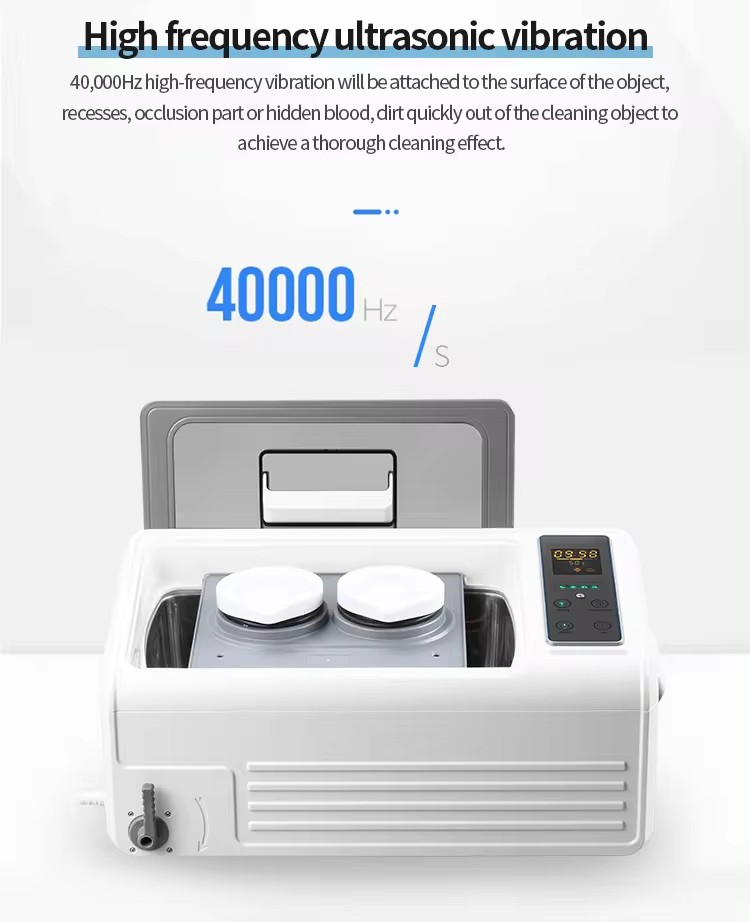 Best Seller Household Ultrasonic Cleaning machine SUS304 6L Dental Lab Steamer Cleaner