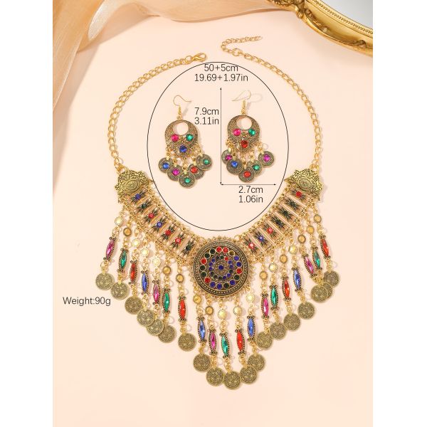 Necklace Set For Women | Pearls jewellery set for Women | Gold plated Jewellery Set | Temple jewellery set for Womens Traditional