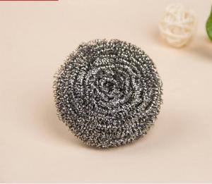 China Spiral Shape Scourer Stainless Steel , Heavy Duty Metal Scrub For Dishes wholesale