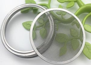 China 82mm / 86mm 304 Stainless Steel Sprouting Jar Strainer Lid For Growing Organic Spouts wholesale