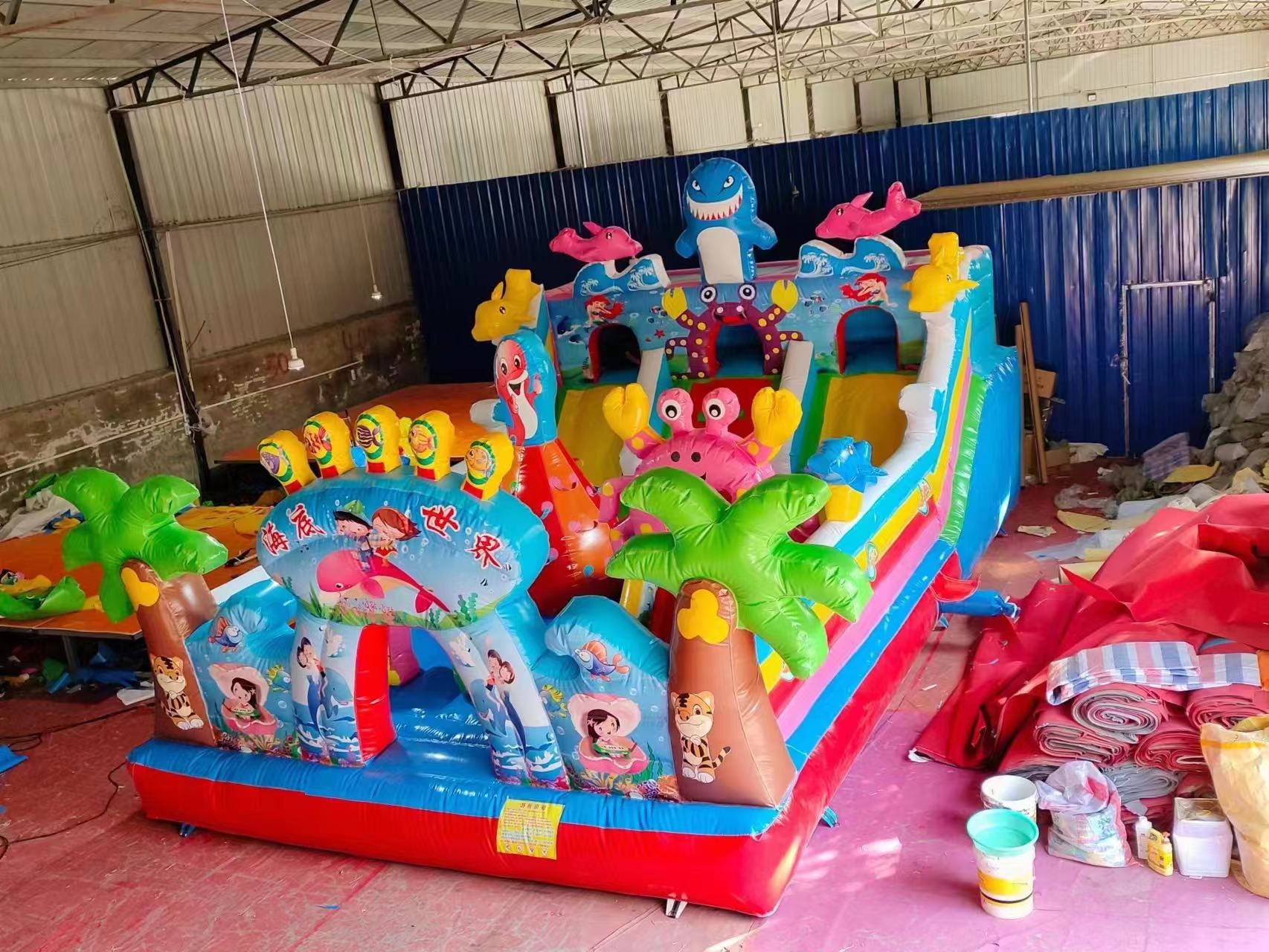 Unisex Outdoor Toys Fancy Inflatable Jumping Castle for Children's Amusement Park