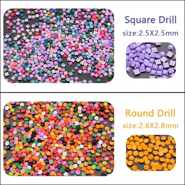 Mandala Diamond Painting Canvas Kit DIY Diamond Painting Set For Kids Adults