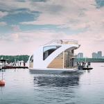 6 People 6.2m Length Houseboat Pontoon Boat For Yacht Enthusiasts