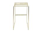 Steel Gold Wire 23.62" X 22.44" X 32.28" Outdoor Garden Furniture