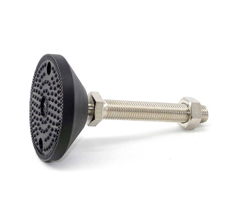 Anti Slip Revolving Adjustable Metal Leveling Foot Adjustable Foot With Nylon Base