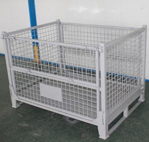 China Industrial Warehouse Stackable Steel Storage Crate wholesale