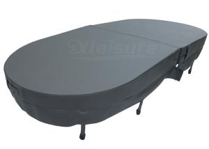 China tailor-made oval spa cover, spa hardcover, hot tub cover, spa insulation cover - grey wholesale