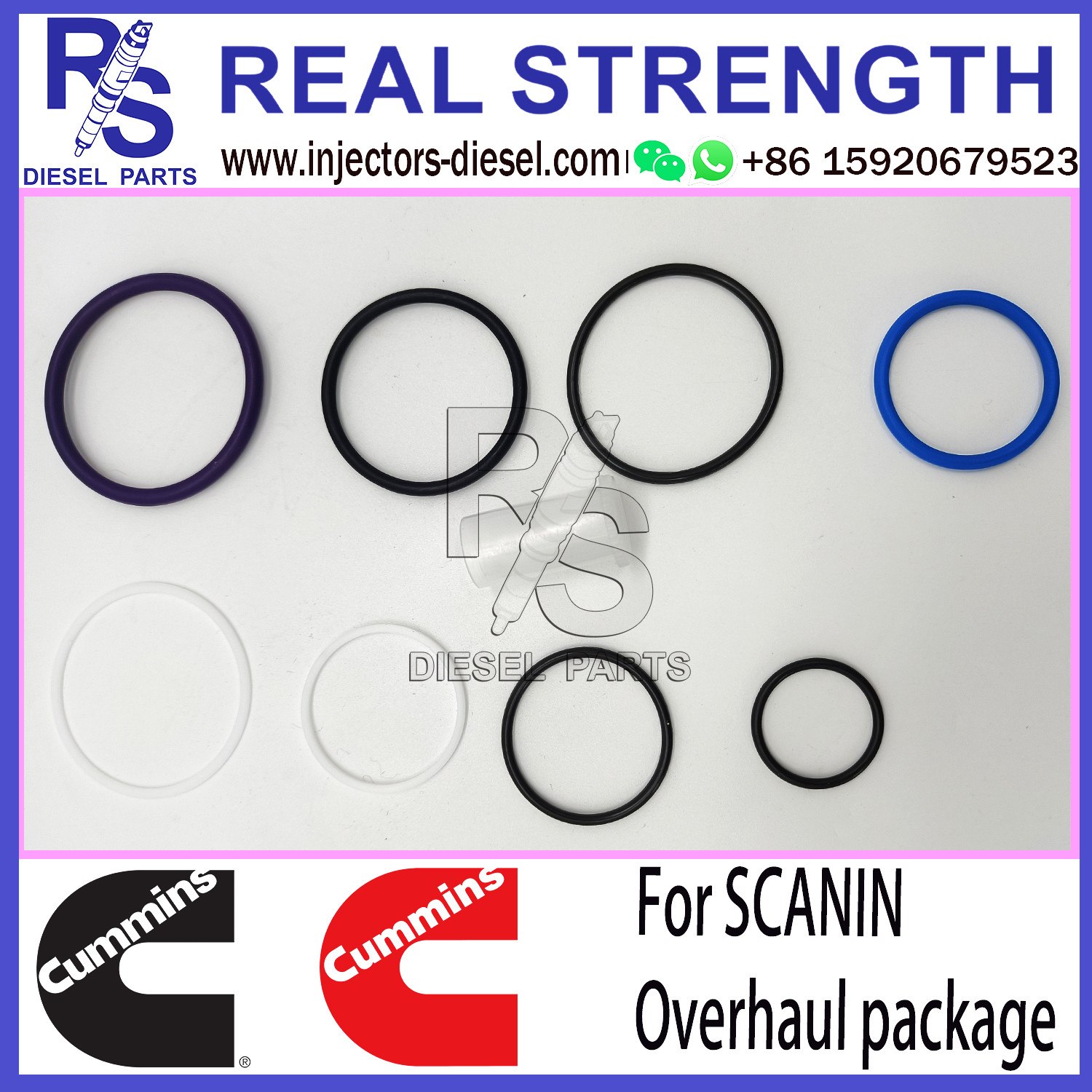CUMMINS SCANIA Injector Repair Kit Neutral Packing ISO Approved