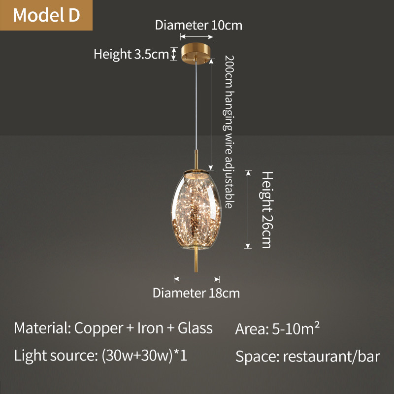 Nordic Full Copper Lamp Luxury Post-modern Crystal Chandelier(WH-AP-554)