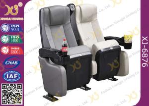 China Fire - Resistant 3D Leather Cinema Theatre Chairs / VIP Stadium Seats wholesale