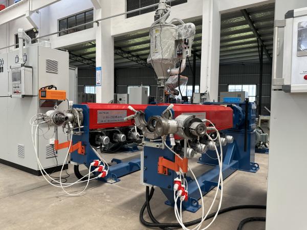 35-40 Specialized LSZH Cable Extrusion Line Machine Tandem Extrusion Photovoltai