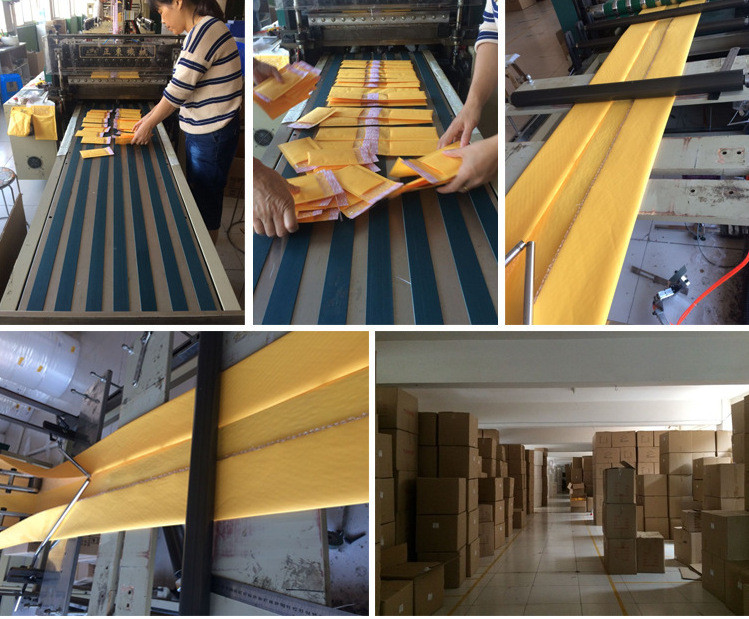 High Frequency Heat Seal Kraft Paper Bubble Mailers Matt Surface Eco - Friendly