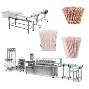 China Fast Speed Natural CNC Straight Paper Straw Machines 100m/Min wholesale