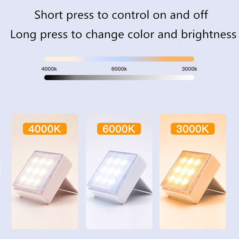 Dual Color Dimmable 6000K 0.5watt Remote Control Under Cabinet Light
