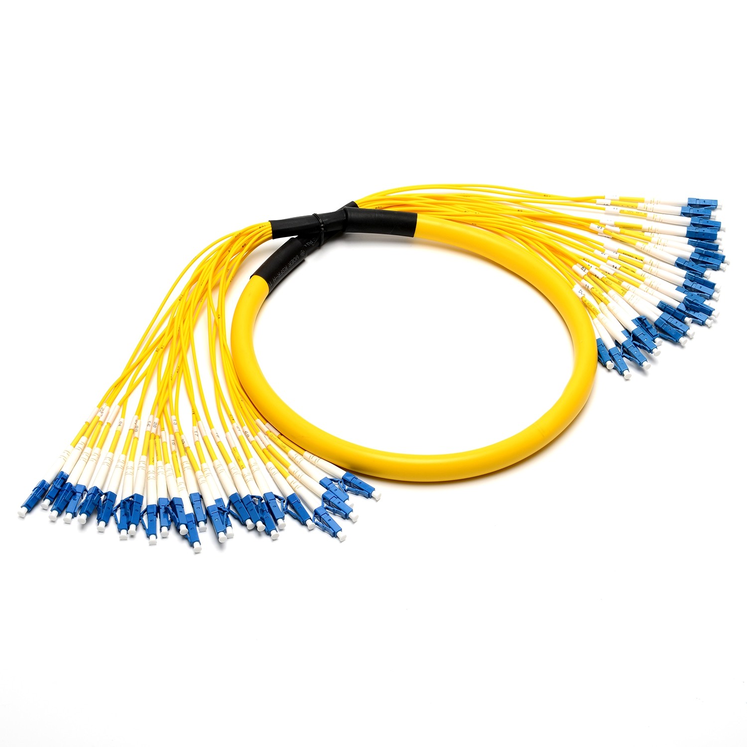24 Core Fiber Optic Patch Cord , Single Mode Fiber Jumper SM Lc-Lc