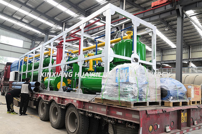 Catalyst Diesel Huayin Tyre Pyrolysis Equipment Bangladesh