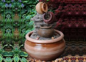 China 19 Inch Three Pottery Lamps Plus Outdoor Fountains wholesale