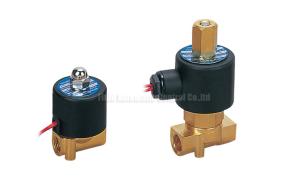 China 4mm Orifice Mini Brass Direct Drive 2 Way Pneumatic Solenoid Valve wholesale