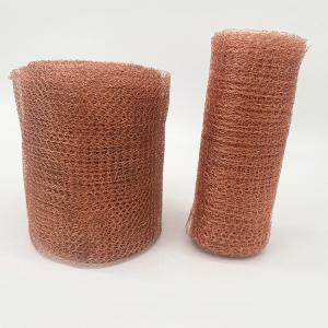 China Durable Copper knitted Wire Mesh Fabric With Single Copper Wire wholesale
