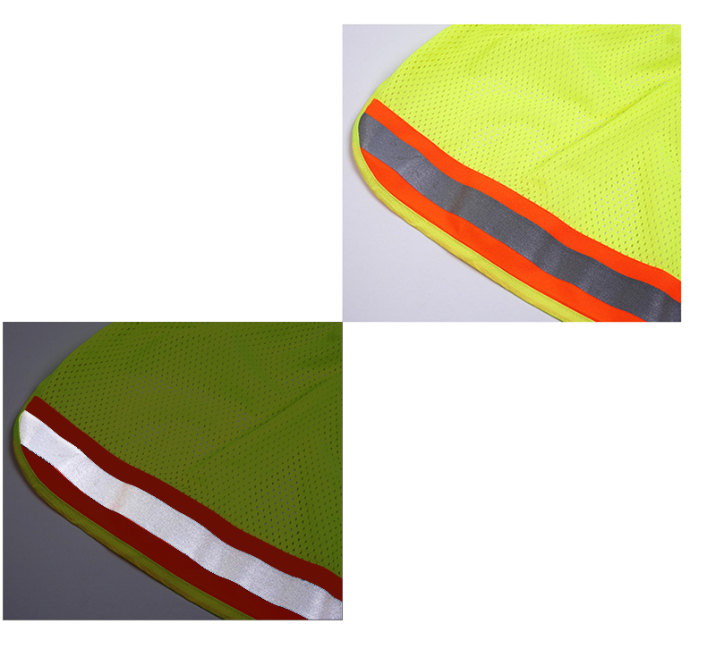 Reflective Sunshade Neck Protector for Outdoor Hardhat Unisex Polyester Mesh Material