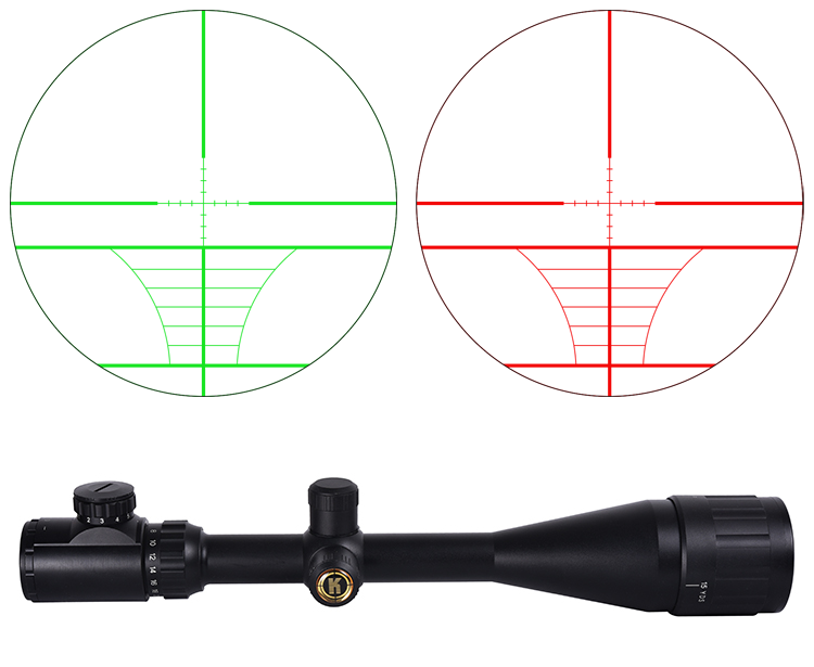 Manufacture 6-24X50 AOEG Scopes Black/Camouflage with Mounts Maximum Output Power 0