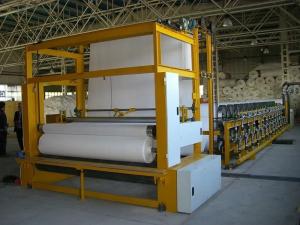 China Saturated Steeping Non Woven Machine Foam Steeping Bond 100-200kg/H Nonwovne Production Line wholesale