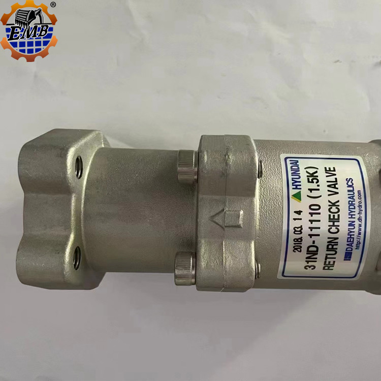 Original 31ND-11110 Hyundai Check Valve Assy For R500/520 Excavator