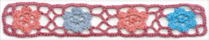 mixed color 20yards/lot(1.0cm wide) Cotton Crochet Lace Ribbon Wedding Sewing Bridal Bow L