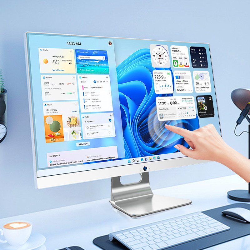 Vertical Viewing Angle Of 178° 27" Curved I7 Desktop All In One PC For Home Office