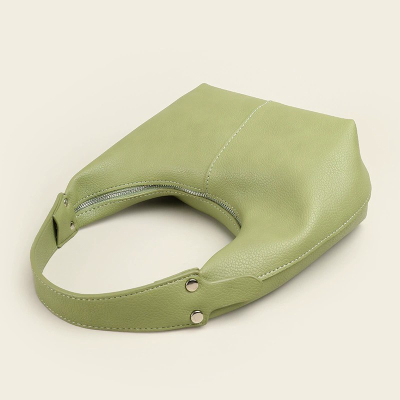 Custom Logo Handbags for Women Retro Vegan Leather Clutch Purse Tote Shoulder Bag