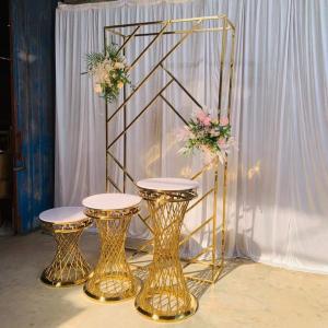 China Birthday Decoration Backdrop With Flowers Party Supplies Frame Standing Hall Furniture 120cm on sale