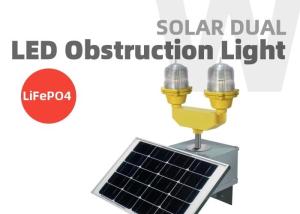 China Medium Intensity Double Obstruction Light GPS Synchronization IP67 wholesale