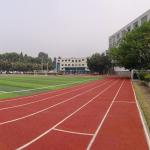 Polyurethane Rubber Flooring Slipproof Synthetic Sports Flooring Track
