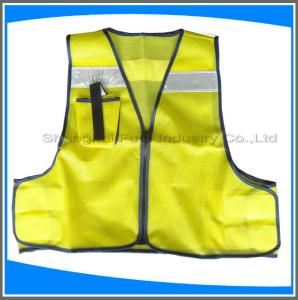 China 120g ployester safety vest with pocket wholesale