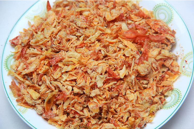 Delicious Fragrant 3*3mm Crispy Fried Red Onions