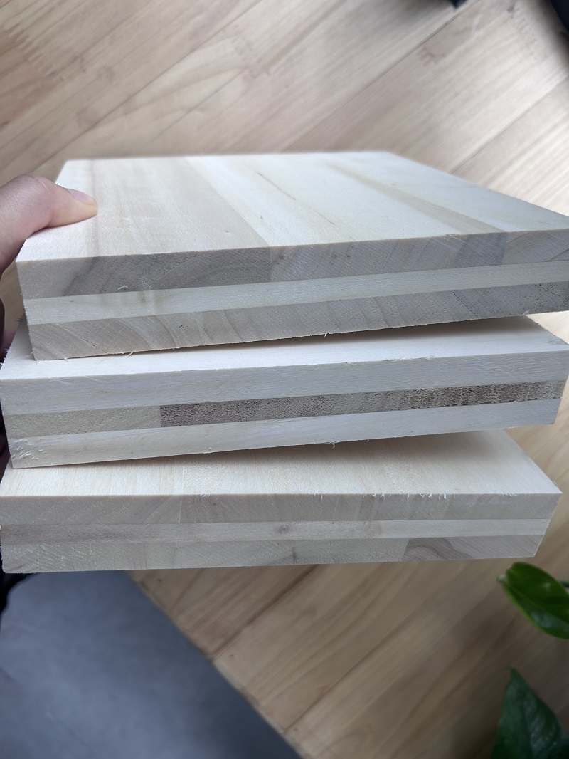 Solid Wood Finger Joint Board Sale Paulownia Board for Surfboard Design Style Sale