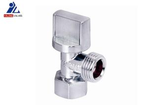 China Polish ABS Handle Chrome Plated Angle Valve Water ISO14001 wholesale