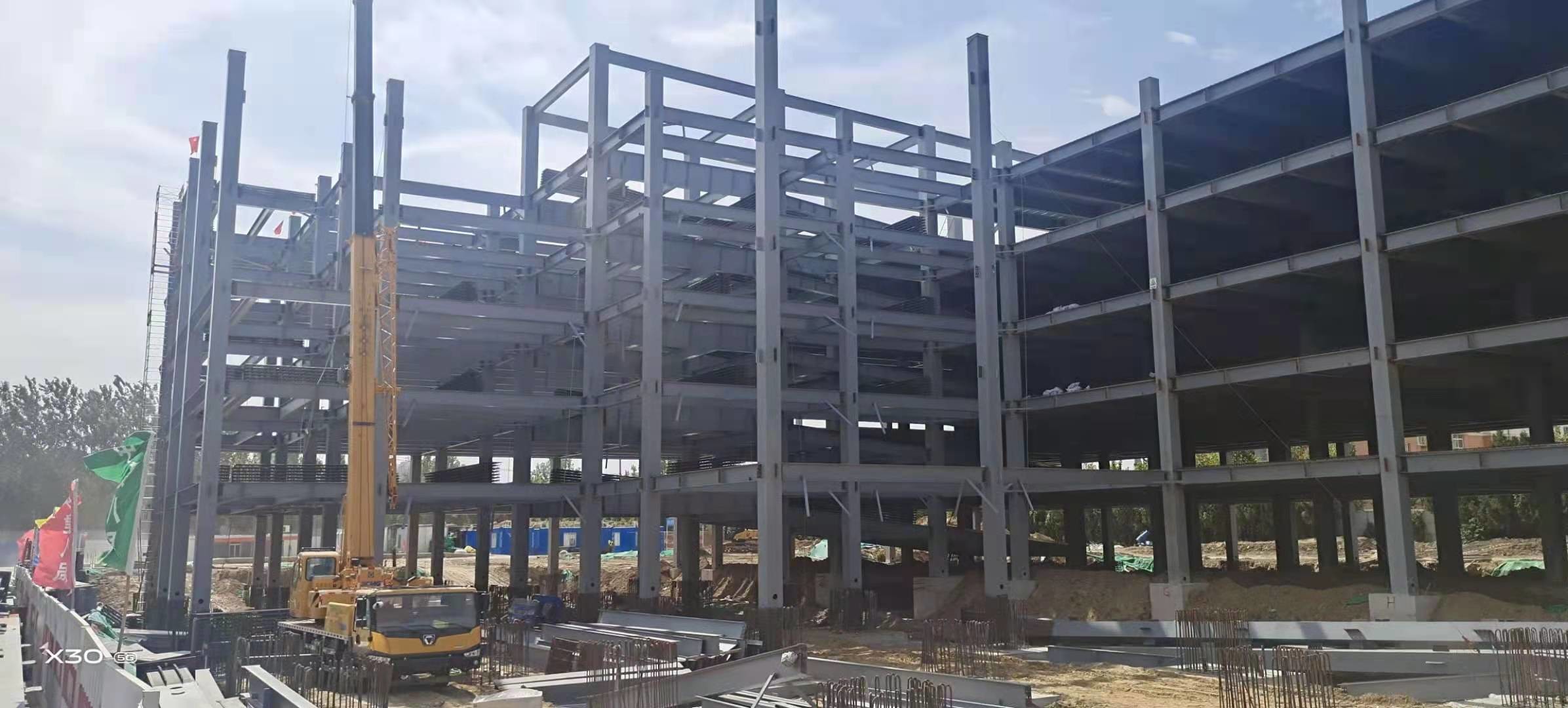 Large Span H Section Columns Multi Story Industrial Steel Structure Building Warehouse Workshop Construction Materials