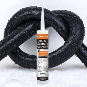 China Acetoxy Cure Sanitary Silicone Sealant Water Resistant For Glass wholesale