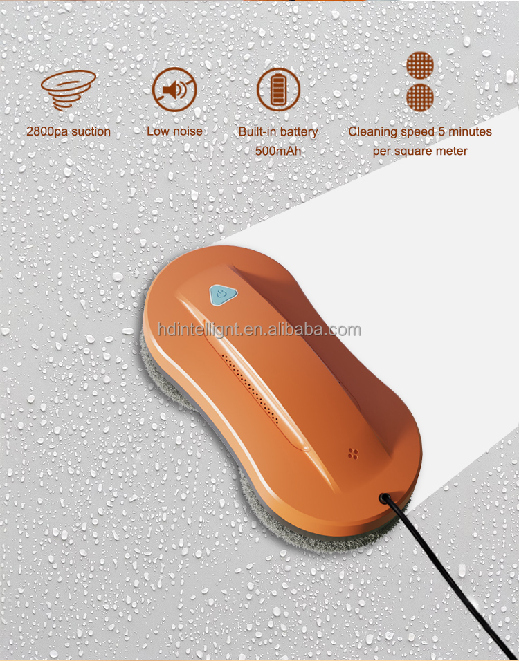App-Controlled and Fast Huidi's 2024 Robotic Window Washer with 3 Mins/m2 Clean Speed