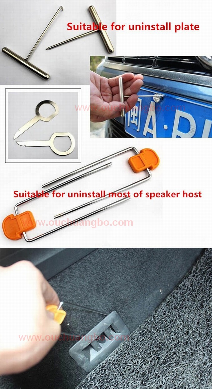 Ouchuangbo Car Radio Door Clip Panel Trim Dash Audio Refit Removal Pry Tool Kit For Installer And Repairment