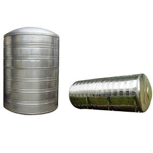 China Beverage Stainless Steel Water Tank , Heating Insulated Cylindrical Water Tank wholesale