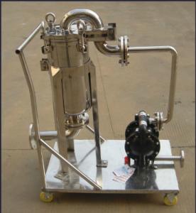 China Ss304 Ss316 Stainless Fermentation Tank Movable Bag Filter Housing wholesale