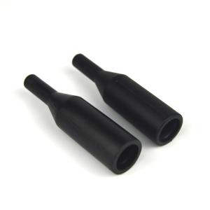 China Custom Made NBR Rubber Cable Shrouds / Rubber Wire Sleeve Black Color wholesale