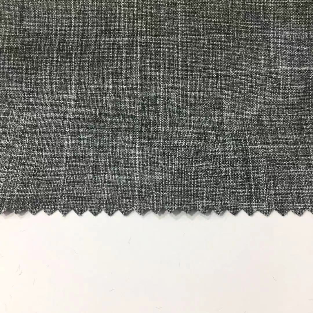 100% Polyester Cationic Plain Stretch Fabric For Women'S Check Dress Skirt