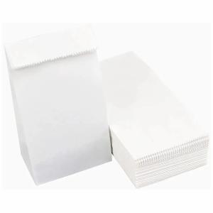 China Eco-friendly Printing Custom Kraft Paper Bag Retail Gift Packaging Candy Wrapping Paper Bag Without Handle wholesale