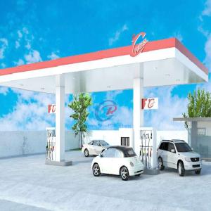 China Modern Steel Structure Gas Station Prefabricated Steel Space Truss wholesale